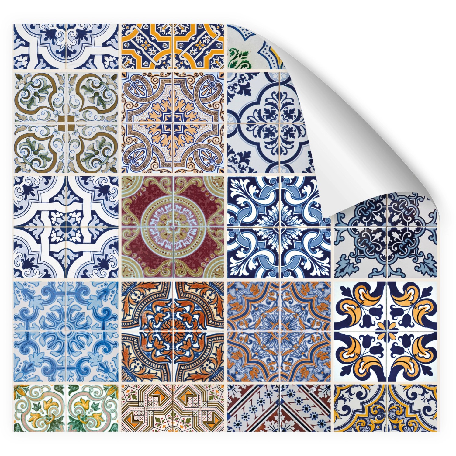 Myspotti Küchenrückwandfolie Pablo Fliese, selbstklebend, 280x60 cm.