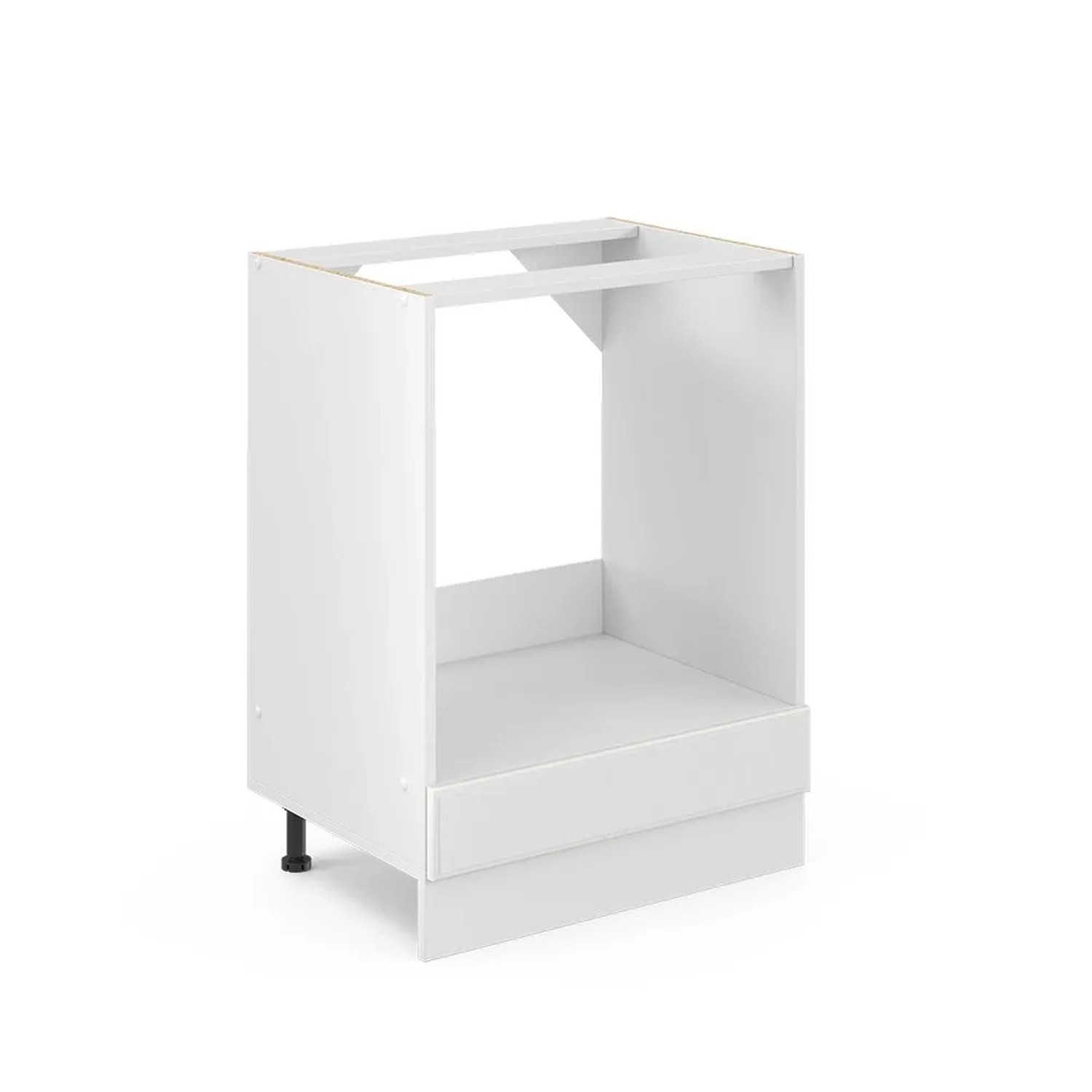 Vicco Herdumbauschrank R-Line Weiß Landhaus Weiß 60 cm ohne Arbeitsplatte