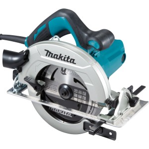 Makita Handkreissäge 65 mm, blau-schwarze Ausführung. Leistungsstark und präzise für Holzarbeiten.