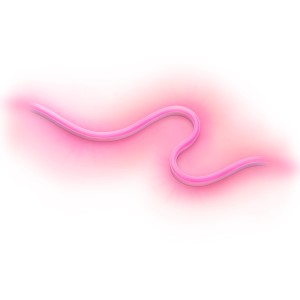 WiZ Outdoor LED-Strip, 5 Meter, pink leuchtend. Smarte Gartenbeleuchtung für stimmungsvolle Akzente.
