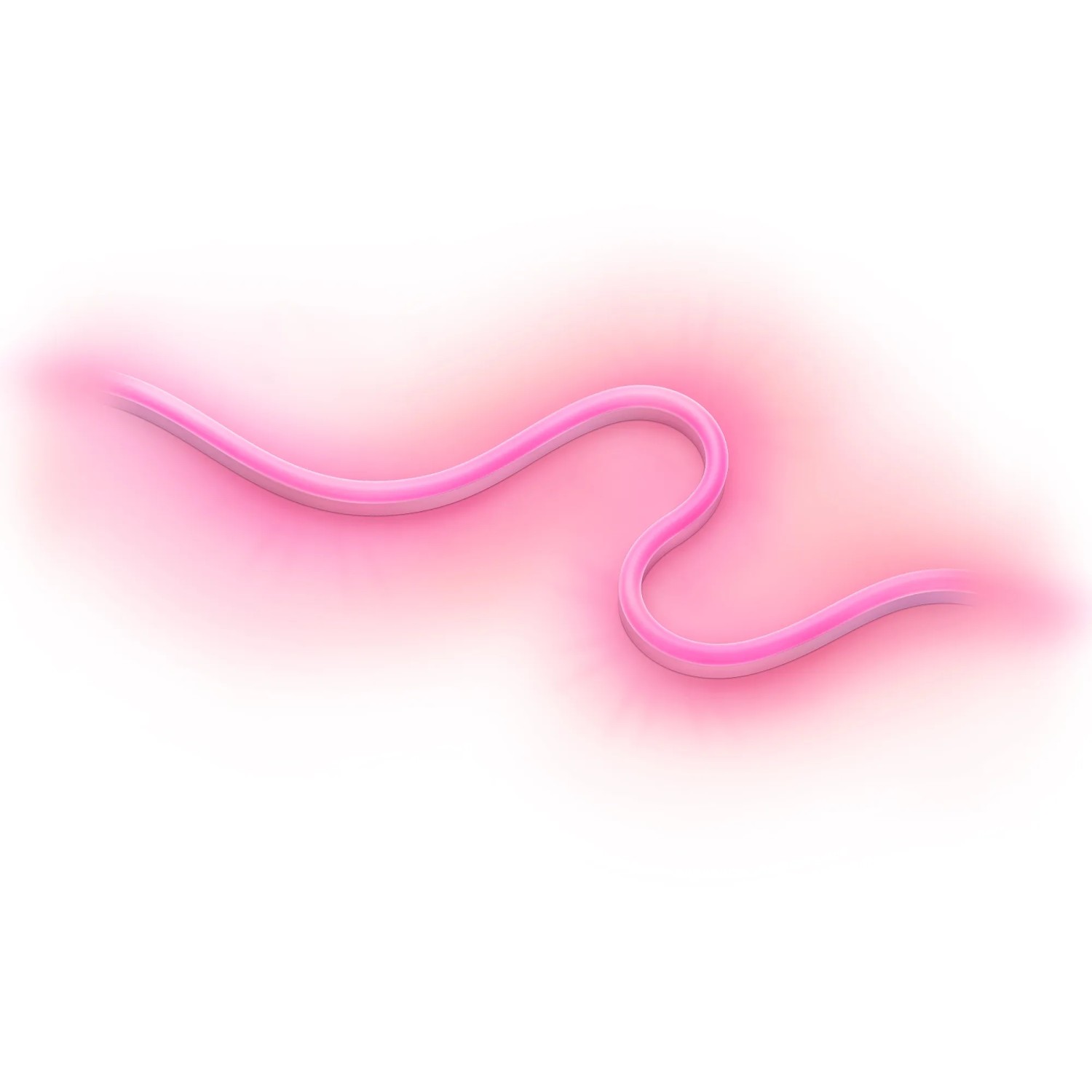 WiZ Outdoor LED-Strip, 5 Meter, pink leuchtend. Smarte Gartenbeleuchtung für stimmungsvolle Akzente.