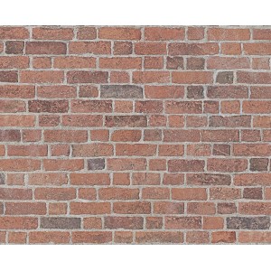 Egger DecoWall Wandpaneel Wismar Backstein, Dekor-Paneel mit Backstein-Optik in Rotbraun.