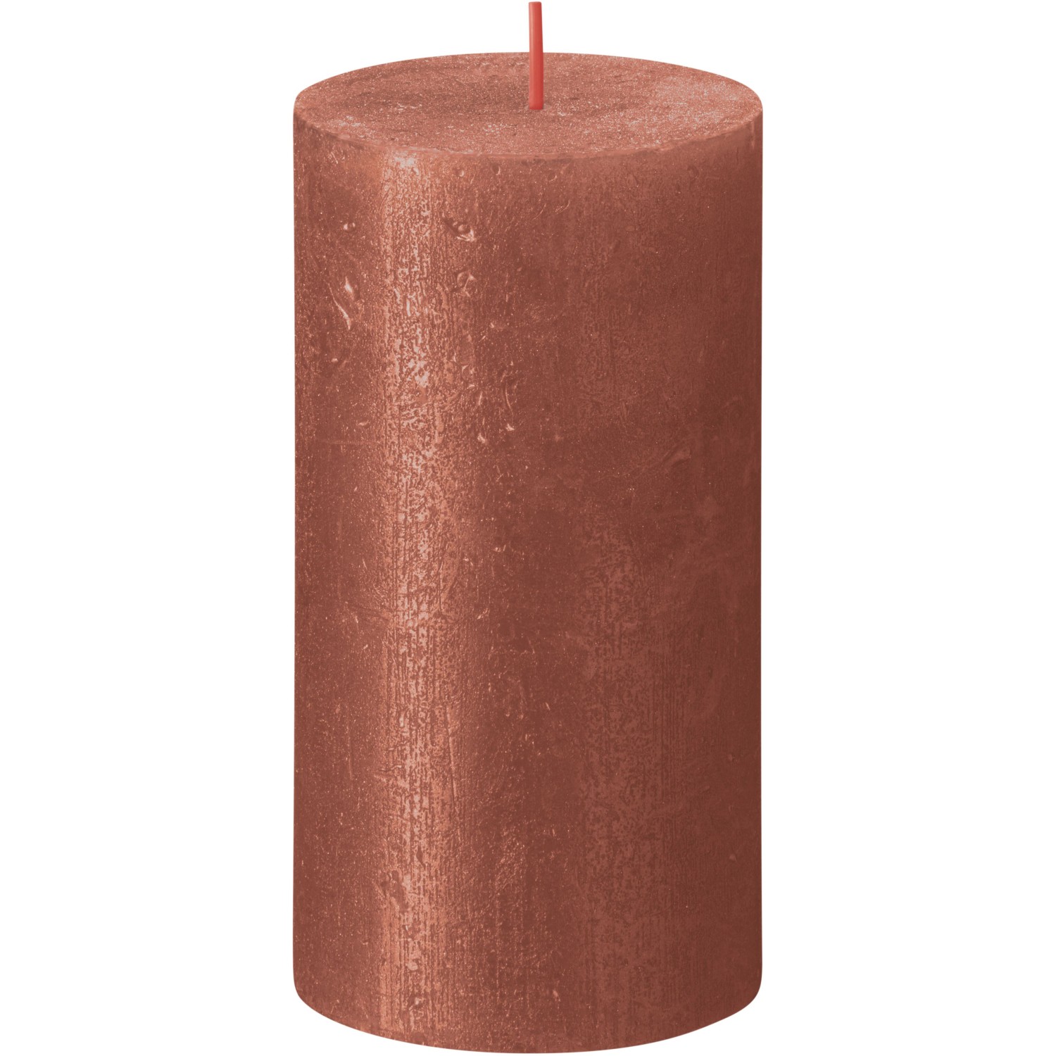 Bolsius Rustik-Kerze Shimmer 130/68 mm Bernstein