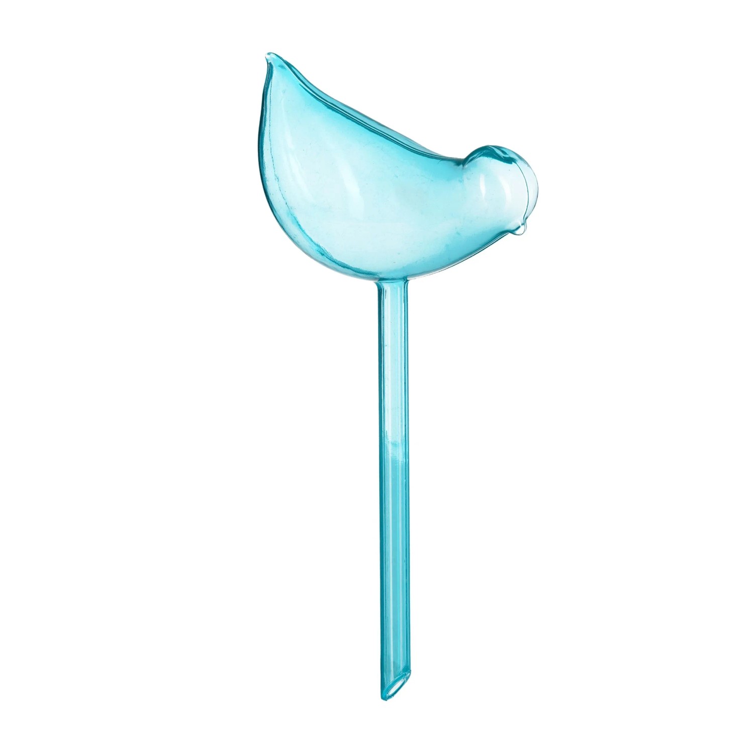 Relaxdays Bewässerungskugeln PVC Blau Vogelform 4er Set 25,5 cm 200 ml