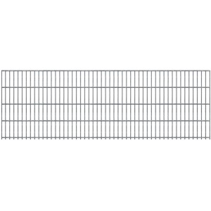 Doppelstabmatte 6/5/6 mm, Zink, 250x83 cm für Gartenzäune.