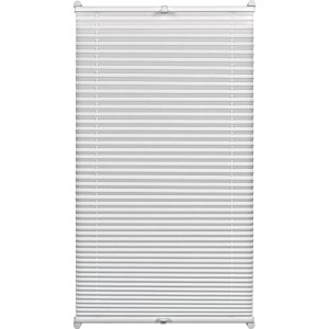 Gardinia EasyFix Thermoplissee, 80x130 cm, Weiß. Blickdichtes Plissee für Fenster.