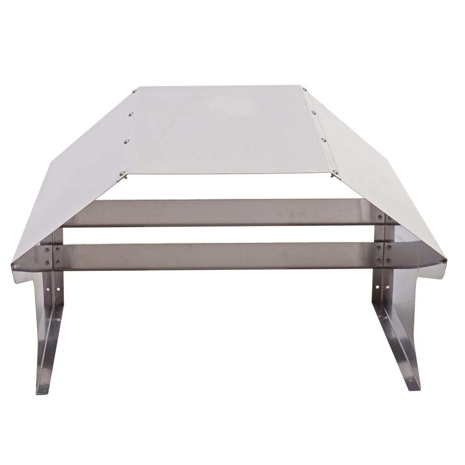 MCW Mähroboter-Garage L43 aus Edelstahl, schützt vor Witterung.