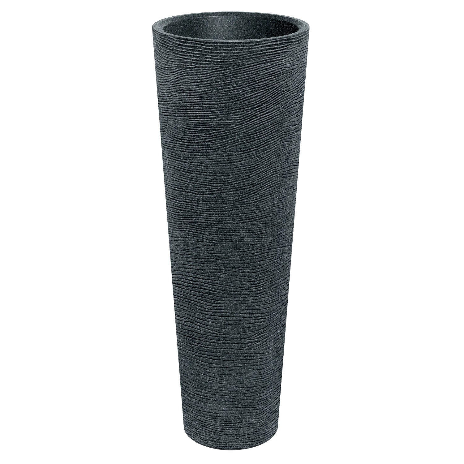 Prosperplast Blumentopf Tubra Schlank Hoch Ø 48 cm x 135 cm Anthrazit