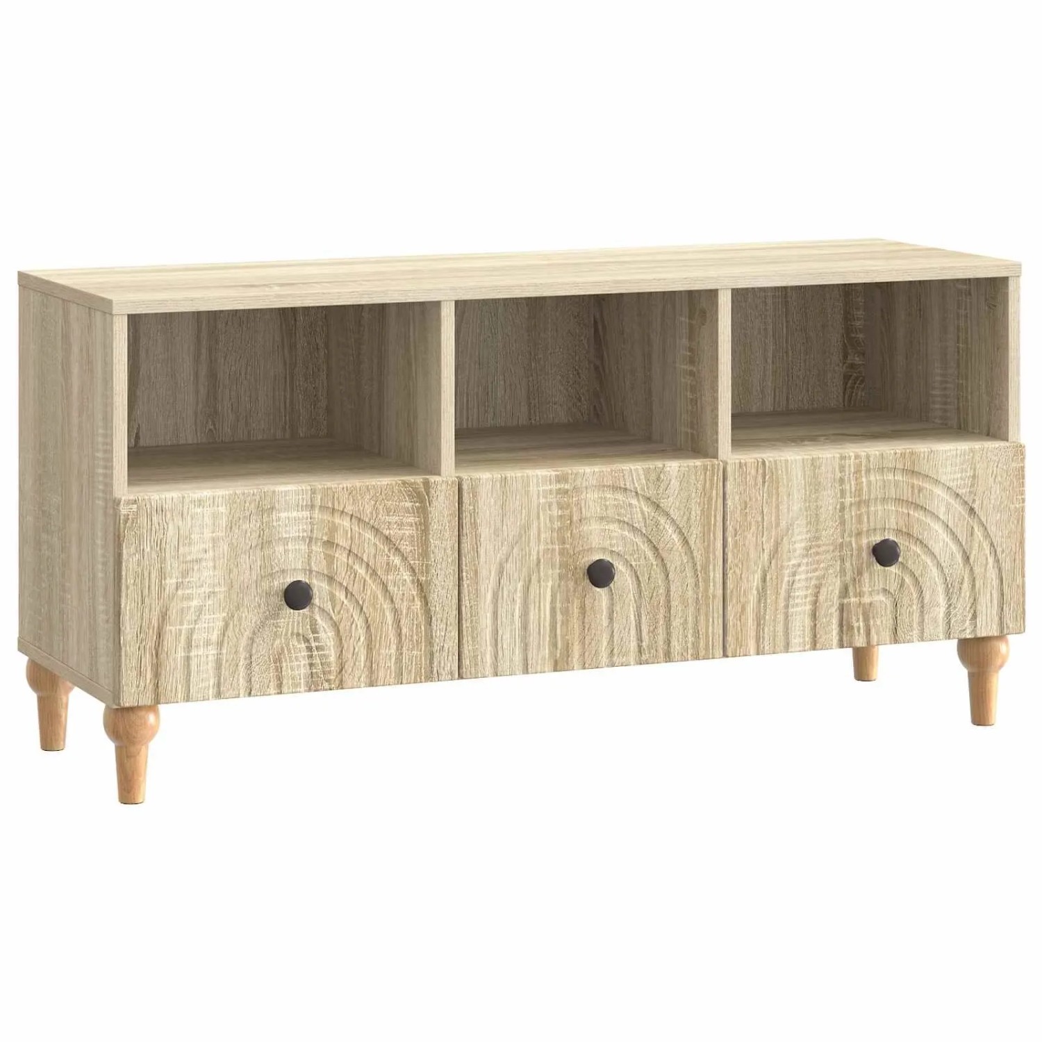 vidaXL TV-Schränk Sonoma-Eiche 102 x 34,5 x 50 cm Holzwerkstoff 894217