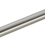Mydeco Gardinenstange in Edelstahl-Optik, 120 cm lang, für Gardinenringe.