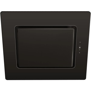 Schwarze PKM Kopffreihaube 9040/60BZ, Energieeffizienzklasse A, für die Wandmontage.