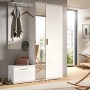 Inn.Furn Garderobenpaneel Weiß 55 cm mit Kleiderstange Grazie_8