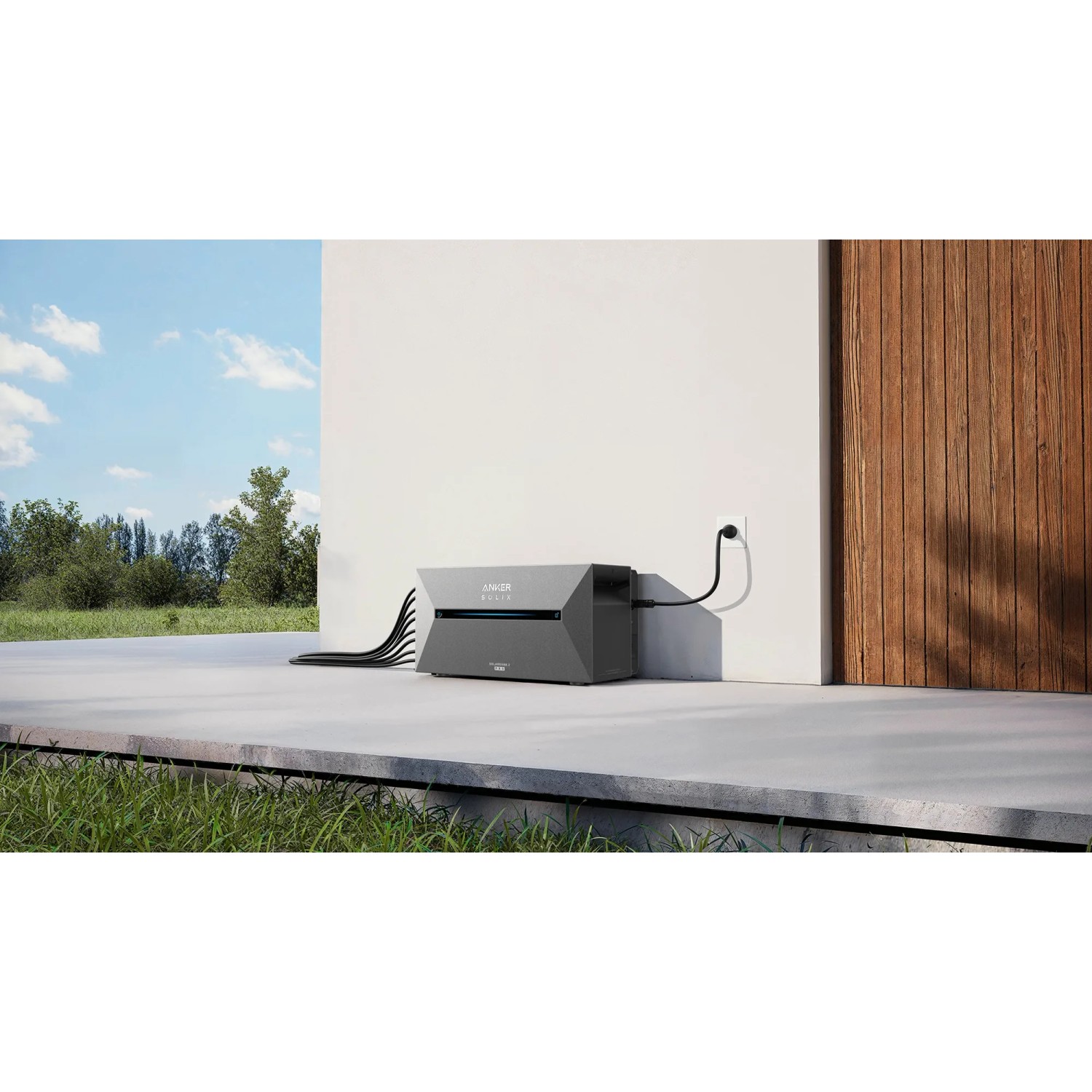 Anker Solix Solarbank 2 E1600 Pro Balkonkraftwerk-Set mit Smart Meter und Solarmodulen.