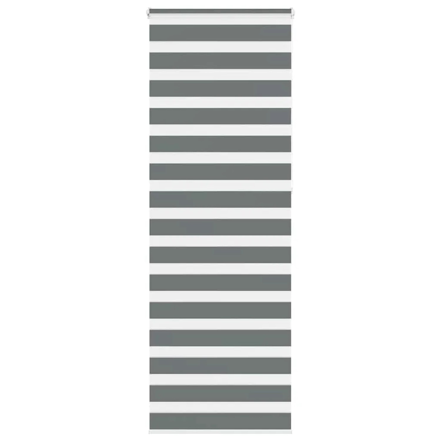 vidaXL Doppelrollo Dunkelgrau 75x230 cm Stoffbreite 70,9 cm Polyester 40141 günstig online kaufen