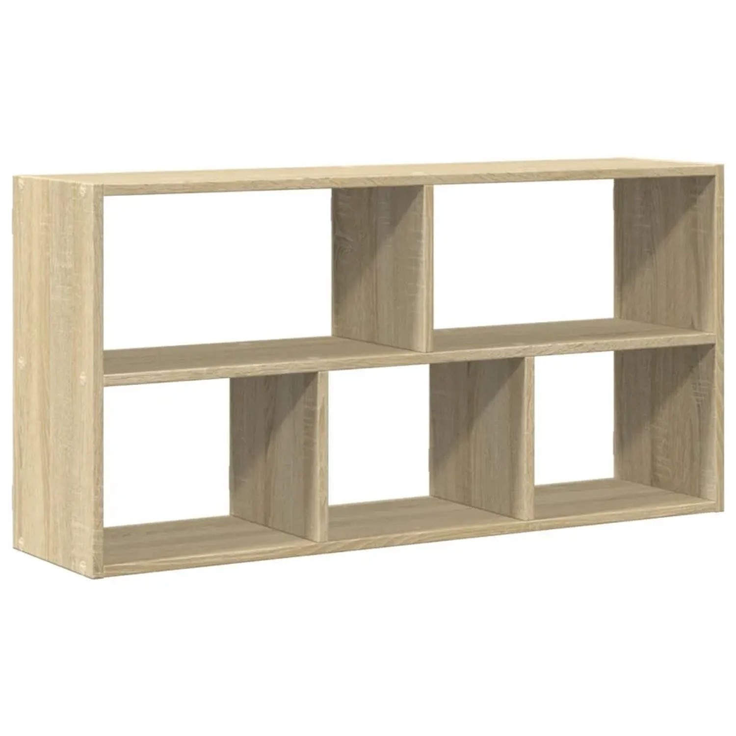 vidaXL Wandregal Sonoma-Eiche 100x25x50 cm Holzwerkstoff 853274