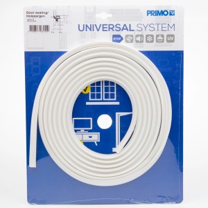 Primo Türdichtung Lignum 34, 3-4 mm x 5 m, Weiß, für Holzzargen. Dichtet Türen und Fenster.