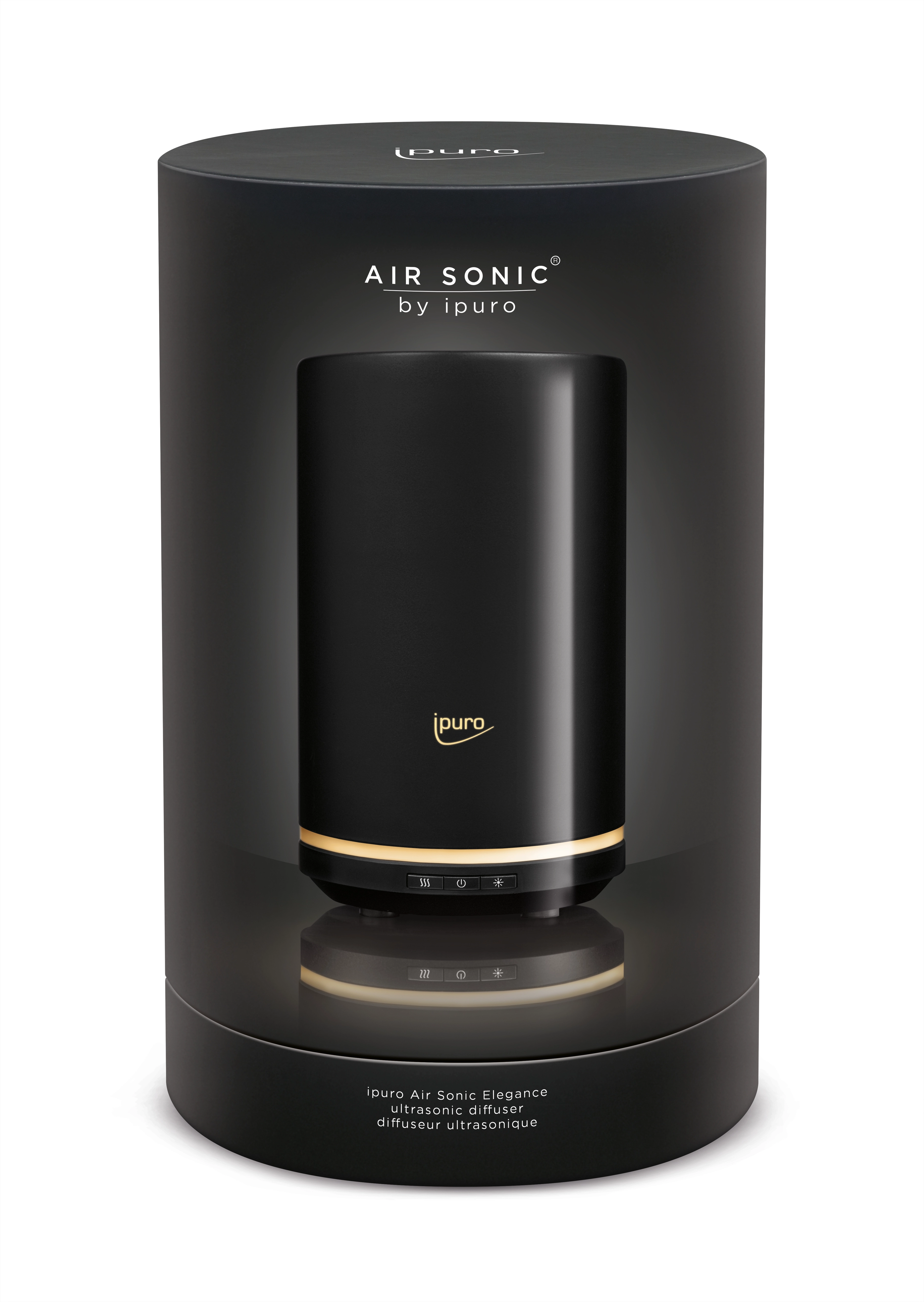 ipuro Air Sonic Diffuser Elegance Black Matt BxH 9,8 x 15,1 cm kaufen bei  OBI