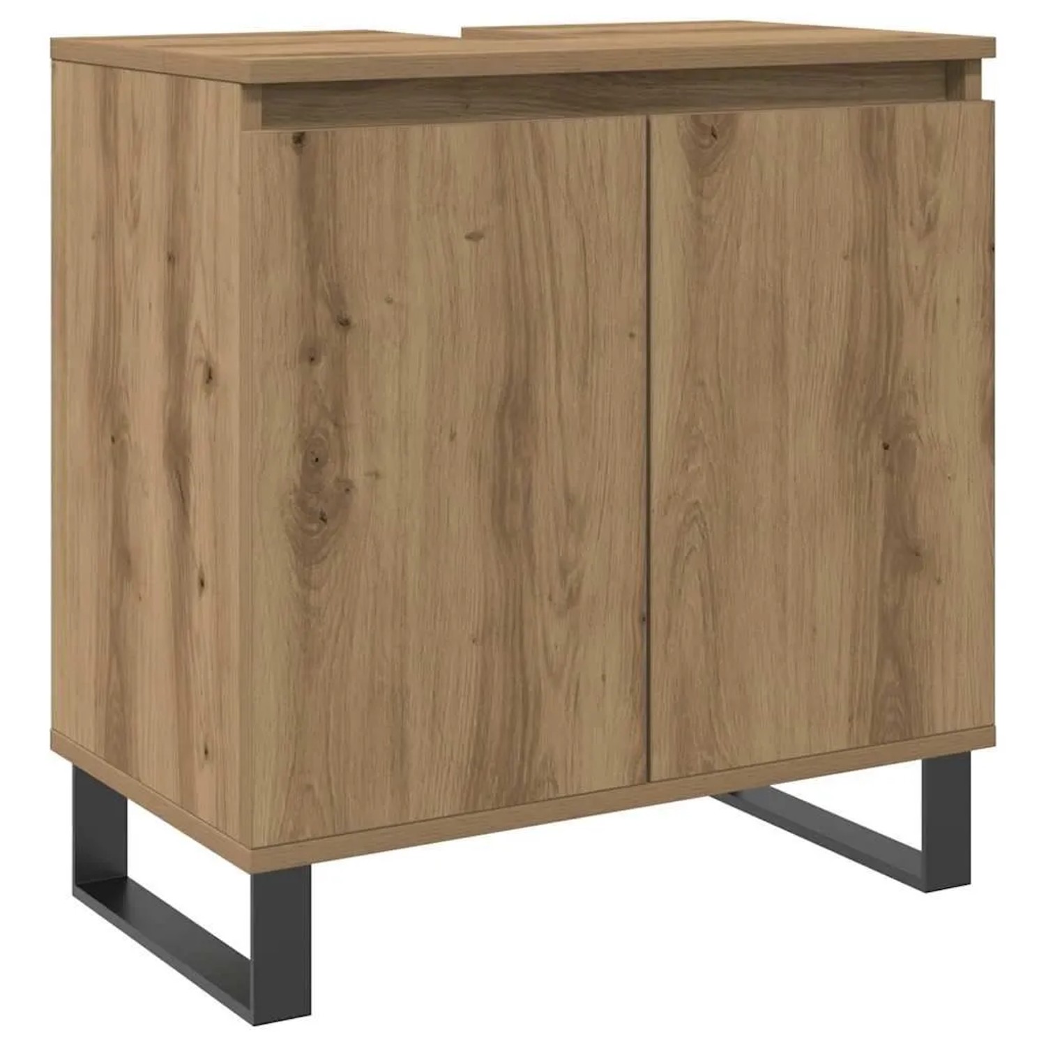 vidaXL Badschrank Artisan-Eiche 58x33x60 cm Holzwerkstoff 857221 günstig online kaufen