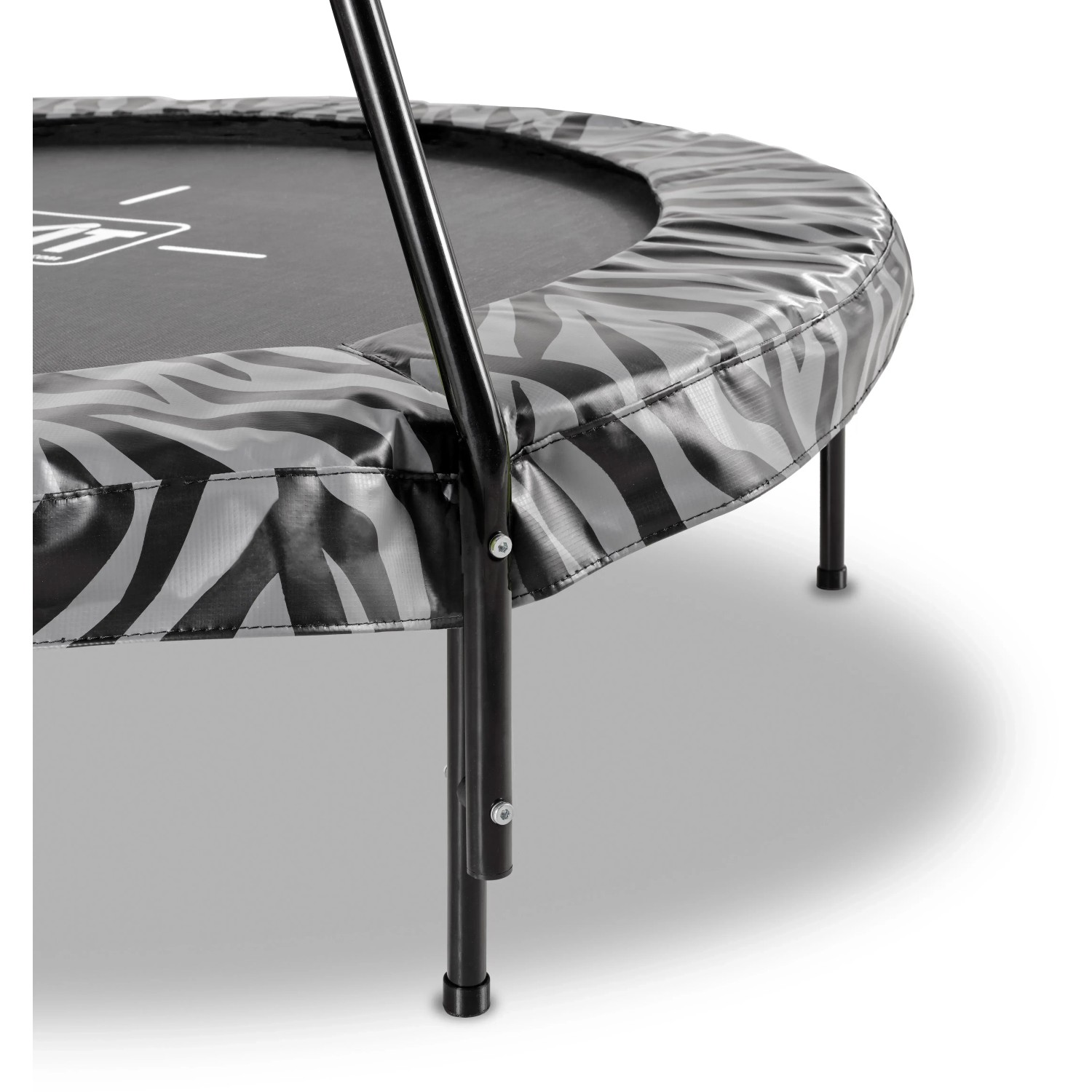 EXIT Tiggy junior Trampolin Schwarz-Grau 140cm m. Bgel kaufen bei OBI