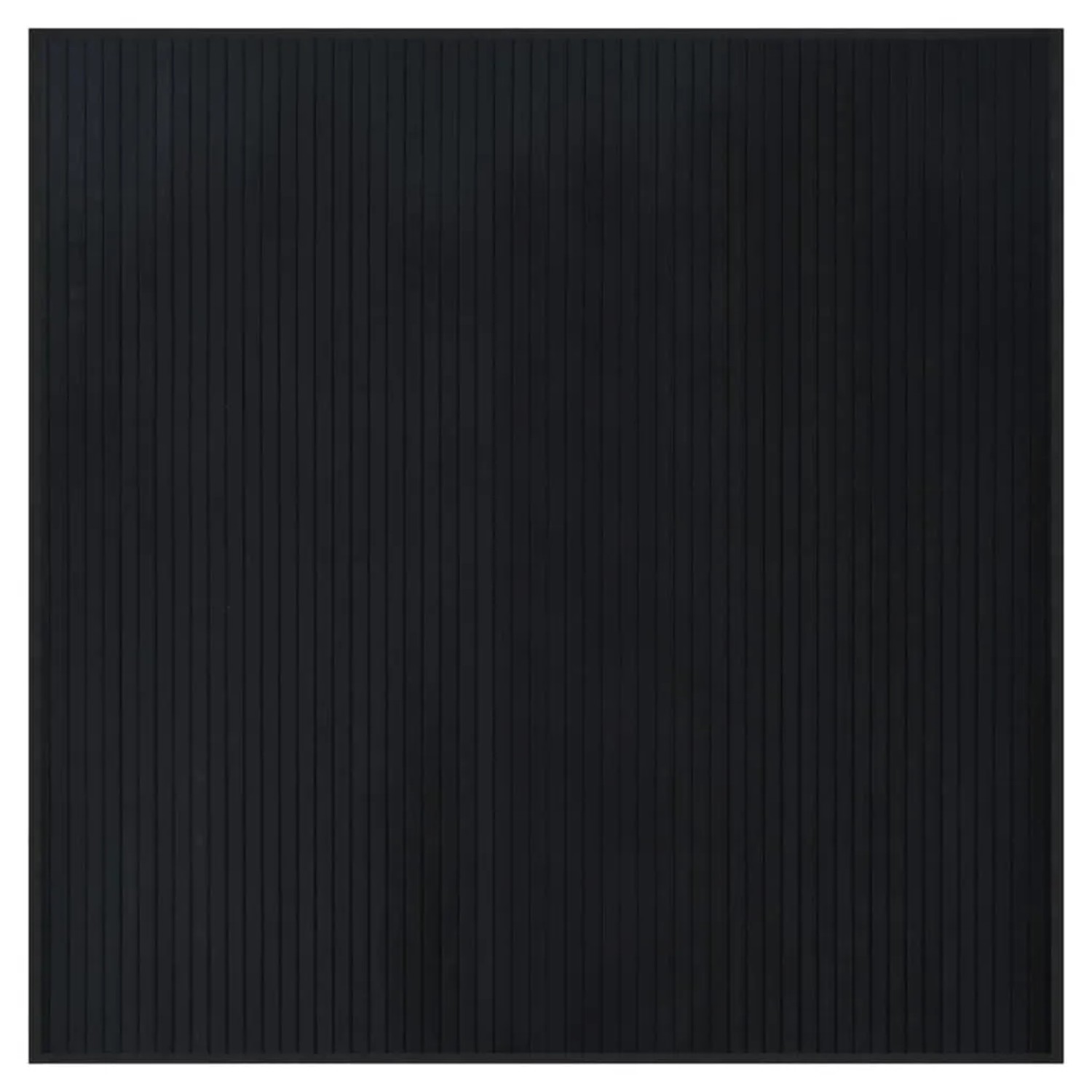 vidaXL Teppich Quadratisch Schwarz 100x100 cm Bambus 376936 günstig online kaufen