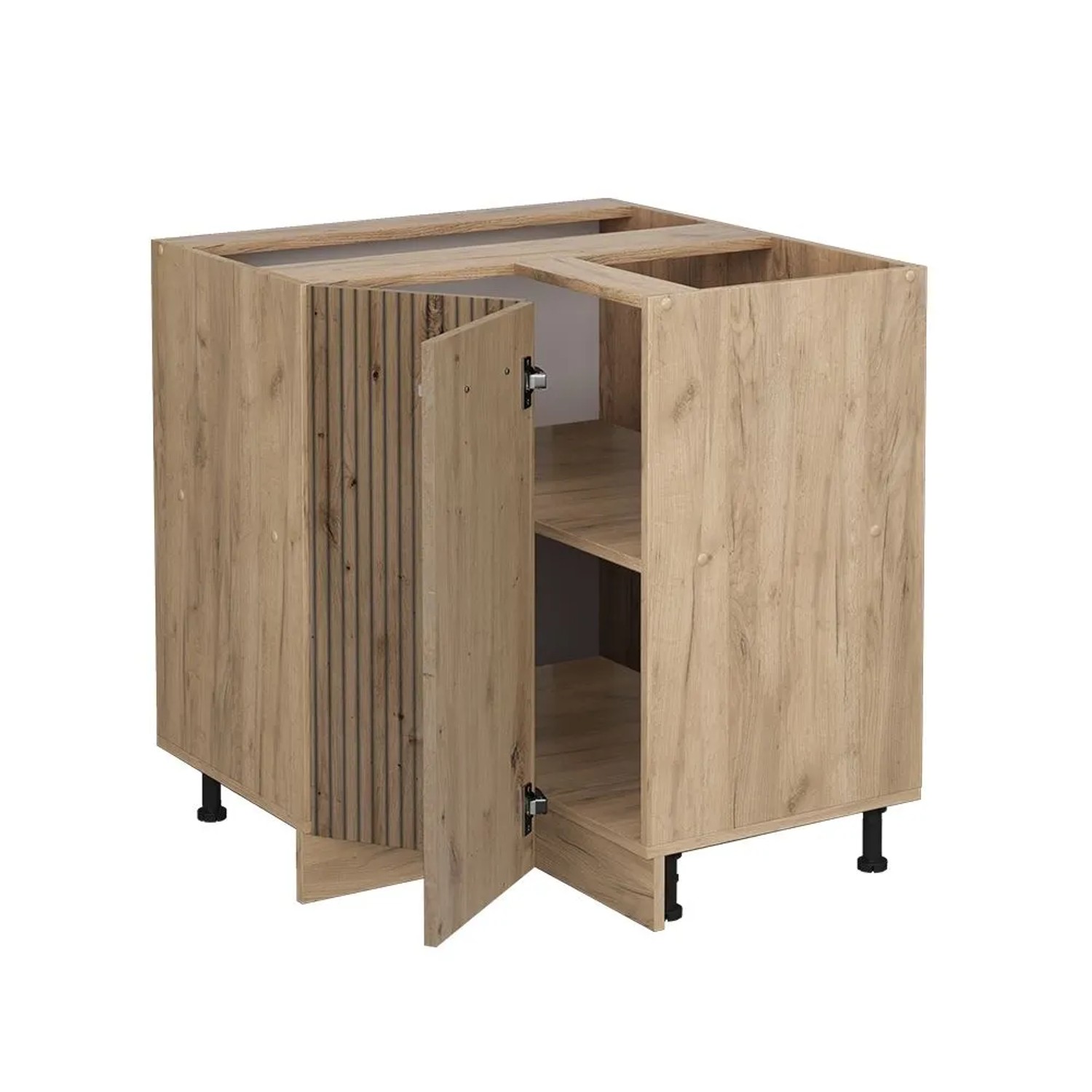 Vicco Eckunterschrank R-Line Artisan-Eiche Goldkraft Eiche 76 cm AP Eiche