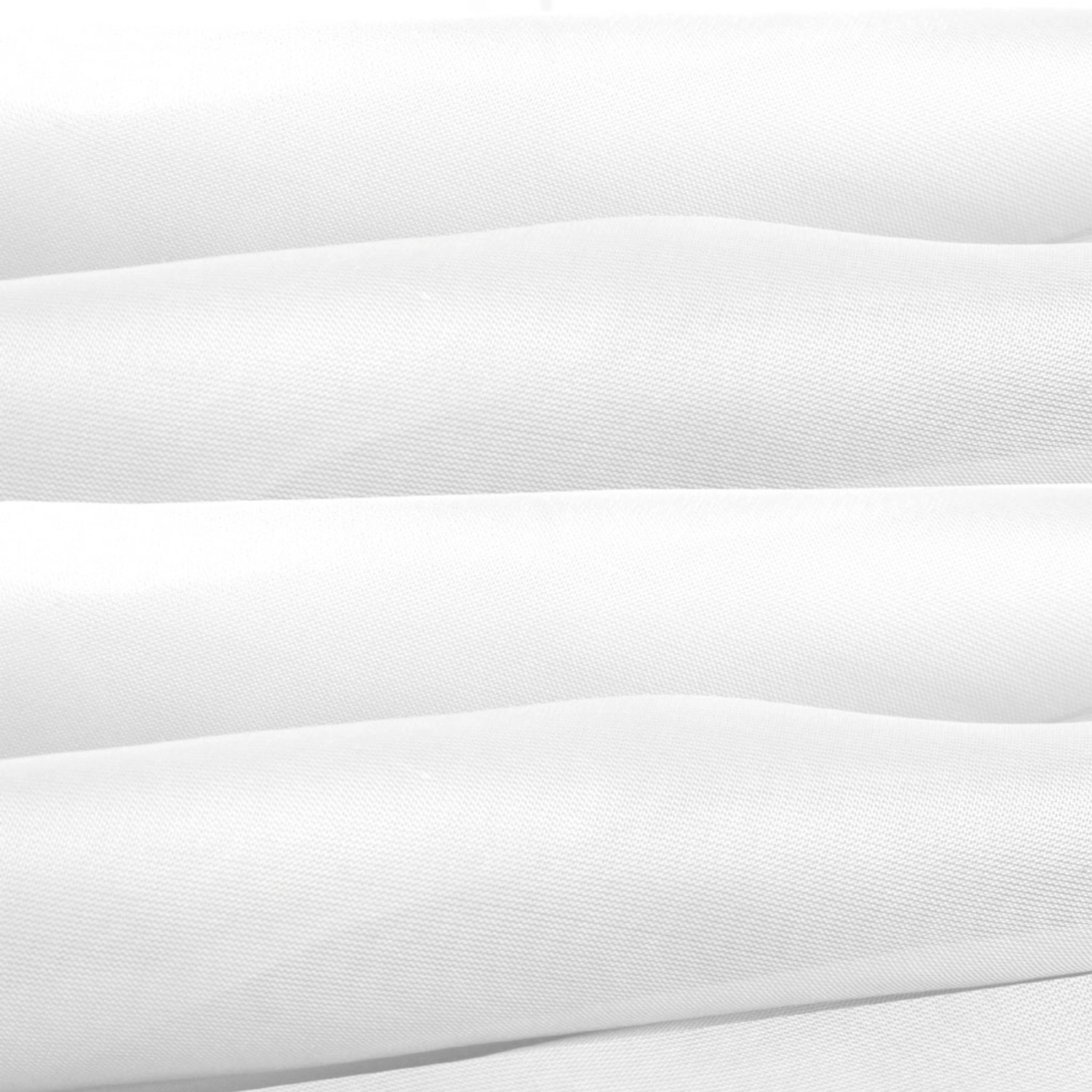 Detailaufnahme des weißen Bestlivings Noella Schlaufenschals, Fenstervorhang aus leichtem Stoff.