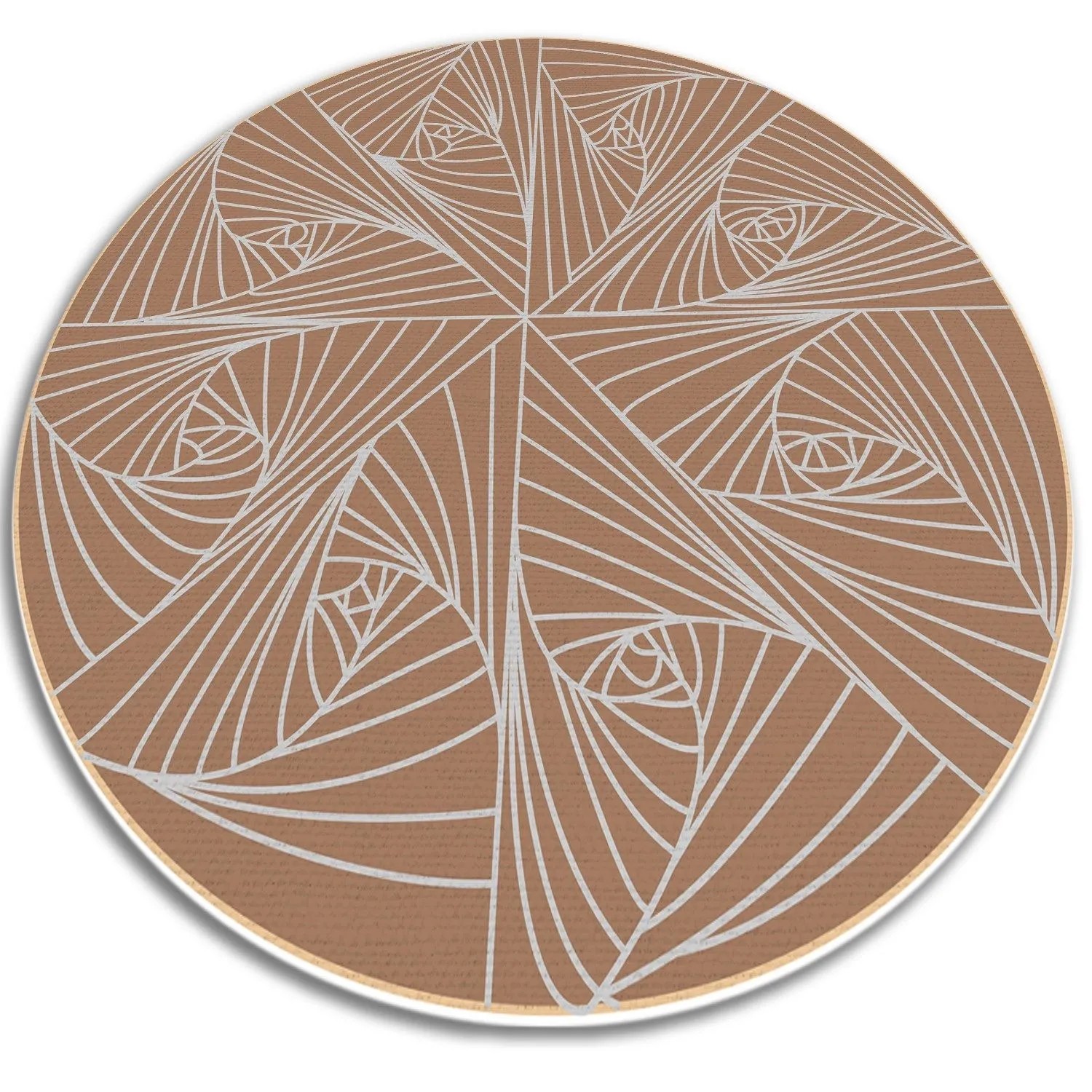 Tulup Teppich Spinnennetz Vinylmat 130x130 cm Rot Vloerkleed Op Vinyl Vinyl günstig online kaufen