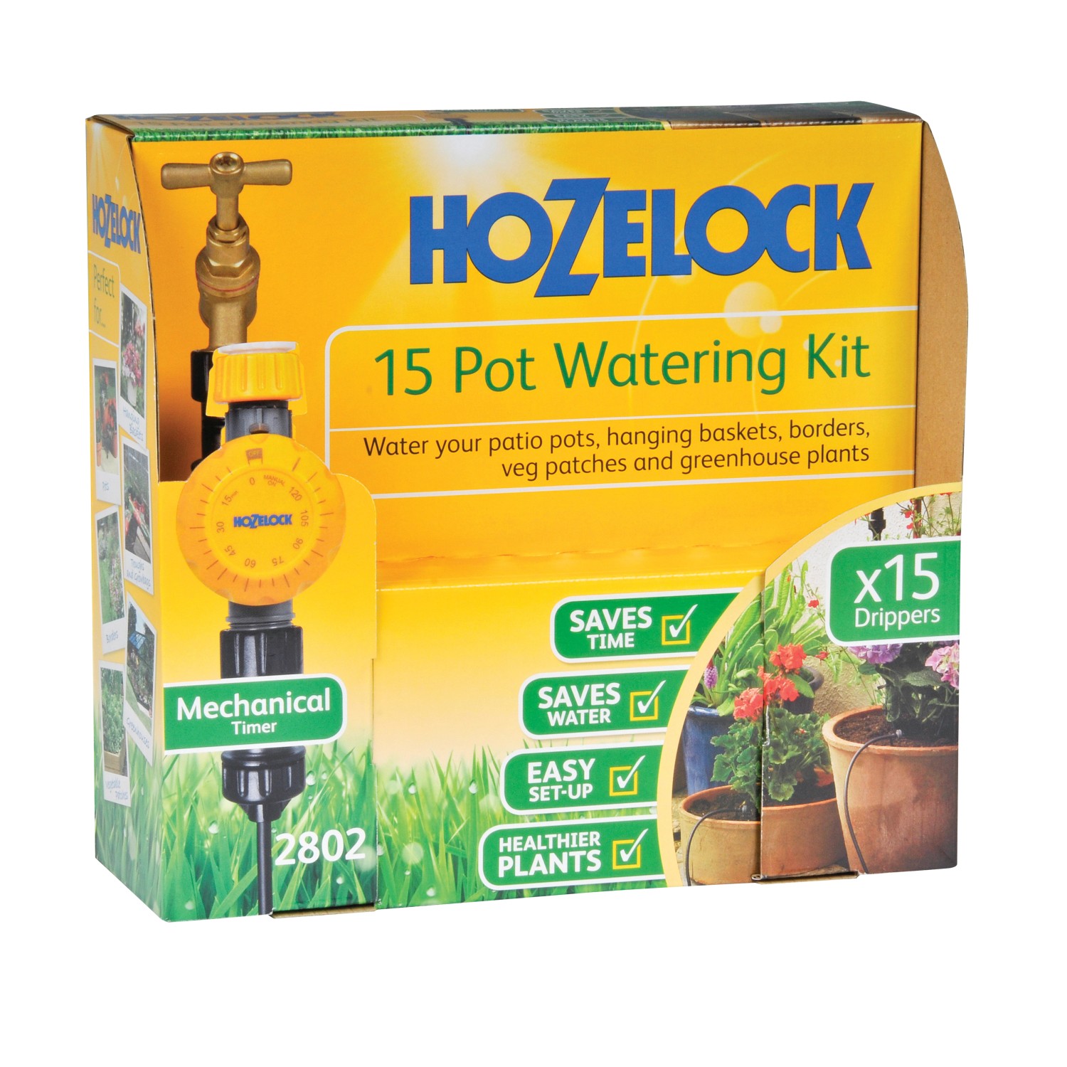 Hozelock Automatisches Bewässerungs-Set 15 Tropfer