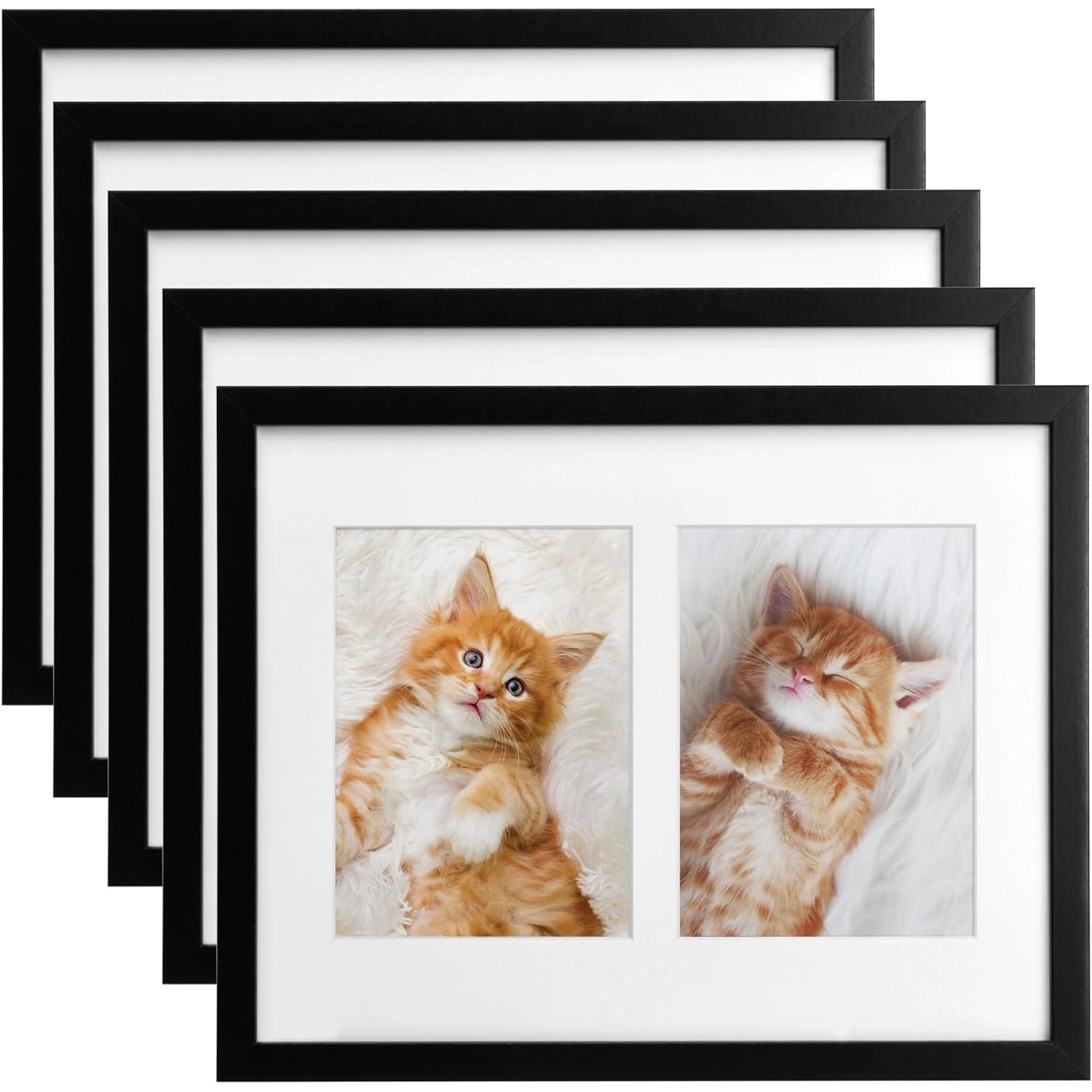 Bomoe Galeria Bilderrahmen 2 Bilder 13x18cm Schwarz 5tlg günstig online kaufen