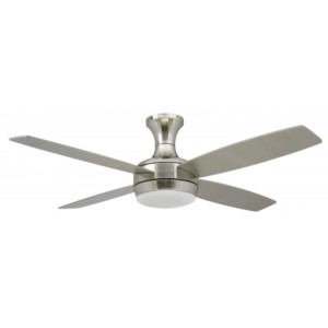 AIRERYDER Deckenventilator Saturn Nickel, 132 cm, mit Lampe und Fernbedienung.