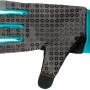 Gardena Gartenhandschuh Größe L mit grauer Handfläche und türkisfarbenem Bündchen.