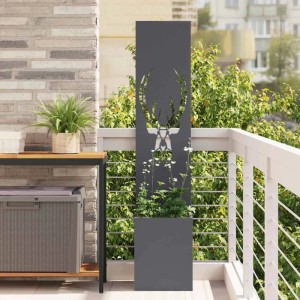 vidaXL Garten Sichtschutz-Leinwand Anthrazit 32 x 32 x 150 cm 876415
