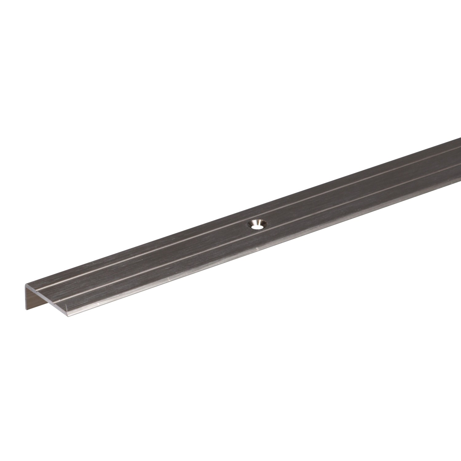 Treppenkantenprofil Aluminium 10 mm x 25 mm x 1.000 mm Bronze