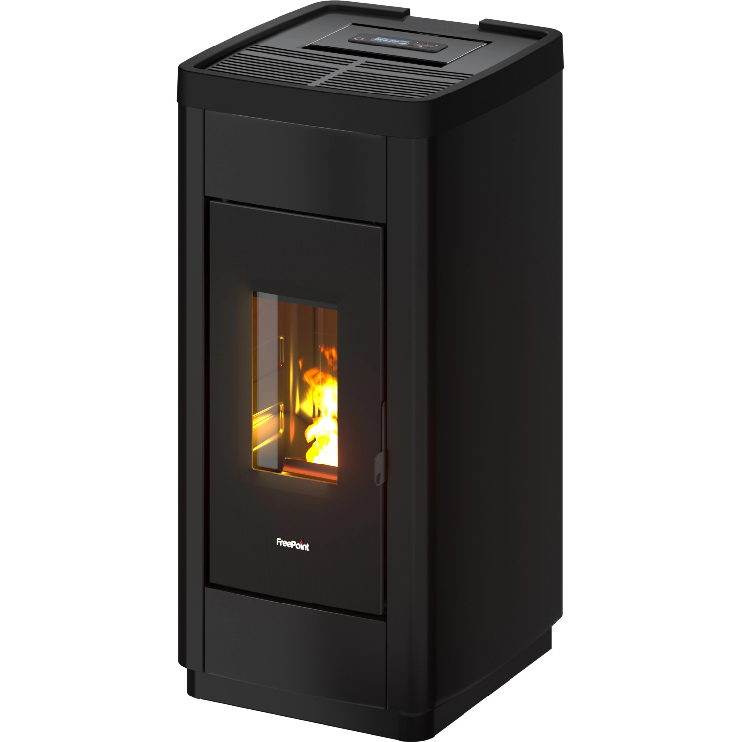 FreePoint Pelletofen Life 9 Stahl Schwarz 2,5 kW - 8,5 kW EEK: A+