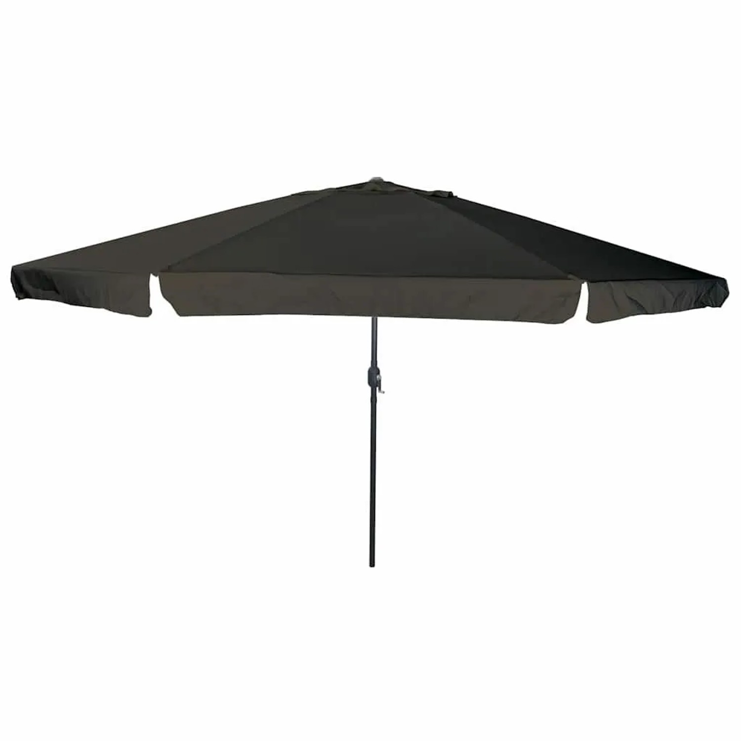 vidaXL Gartenparasol Schwarz 395 x 395 x 245 cm Polyester und Stahl 4200364 günstig online kaufen