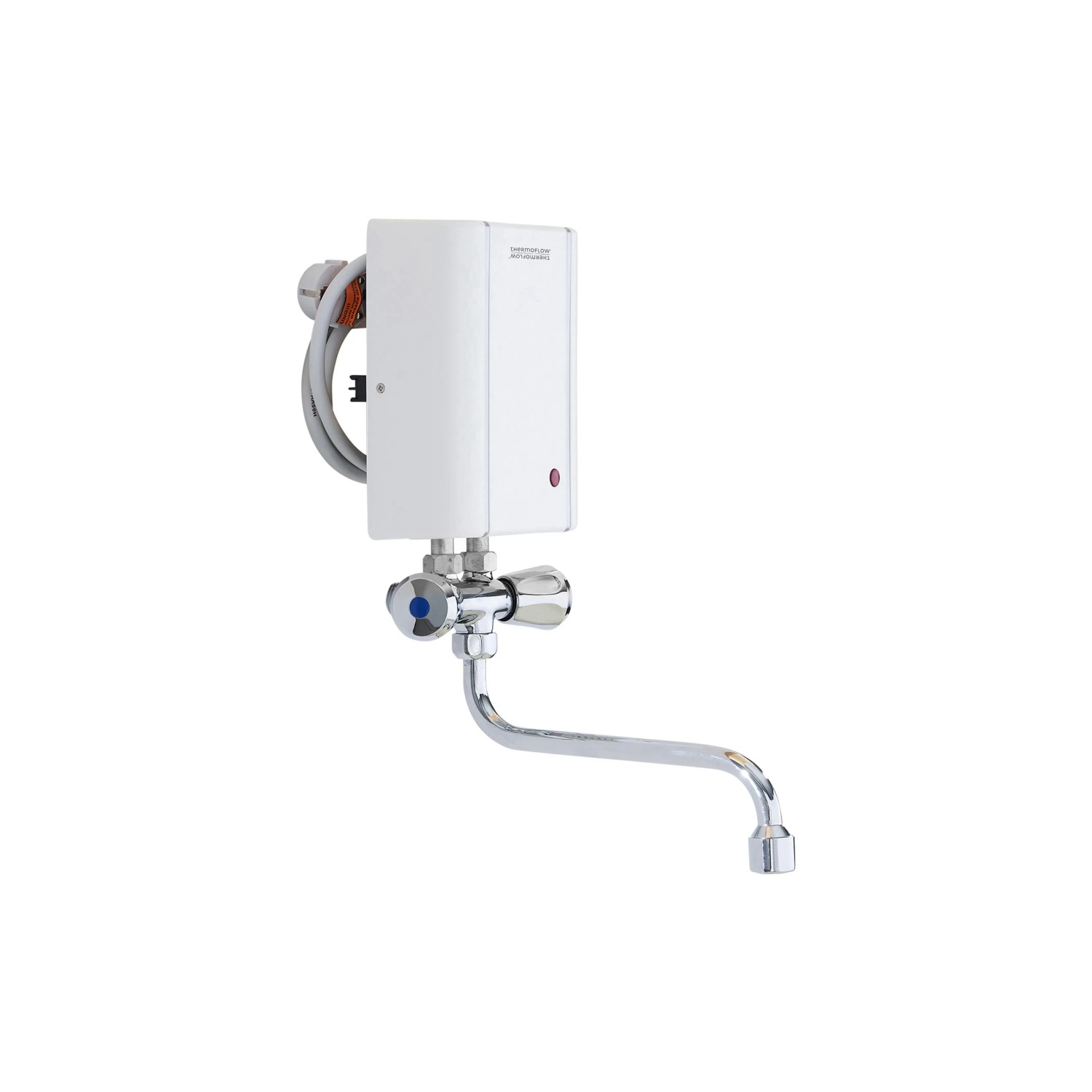 Thermoflow Klein-Durchlauferhitzer ELEX35ARM mit Armatur, elektronisch, 3,5 kW.
