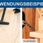 Anwendungsbeispiele: Scheppach SprayVac 20 Nass- & Trockensauger beim Nasssaugen und Ausblasen.