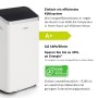 Mobiles Bosch Klimagerät Cool 4000 in Weiß mit Energieeffizienzlabel A+.