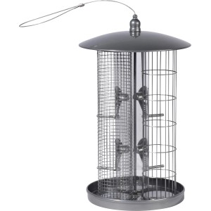 Dobar Multifunktions-Futterspender mit 3 Säulen aus Metall für Wildvögel.