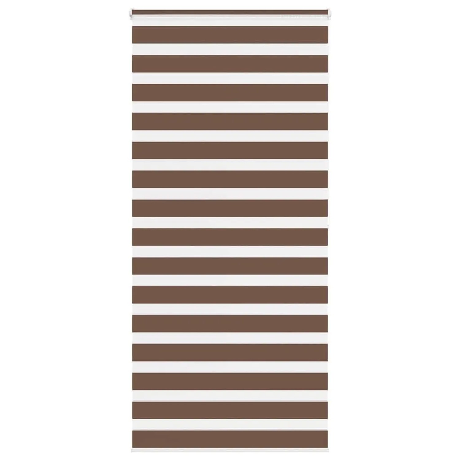 vidaXL Doppelrollo Braun 95x200 cm Stoffbreite 90,9 cm Polyester 4014364 günstig online kaufen