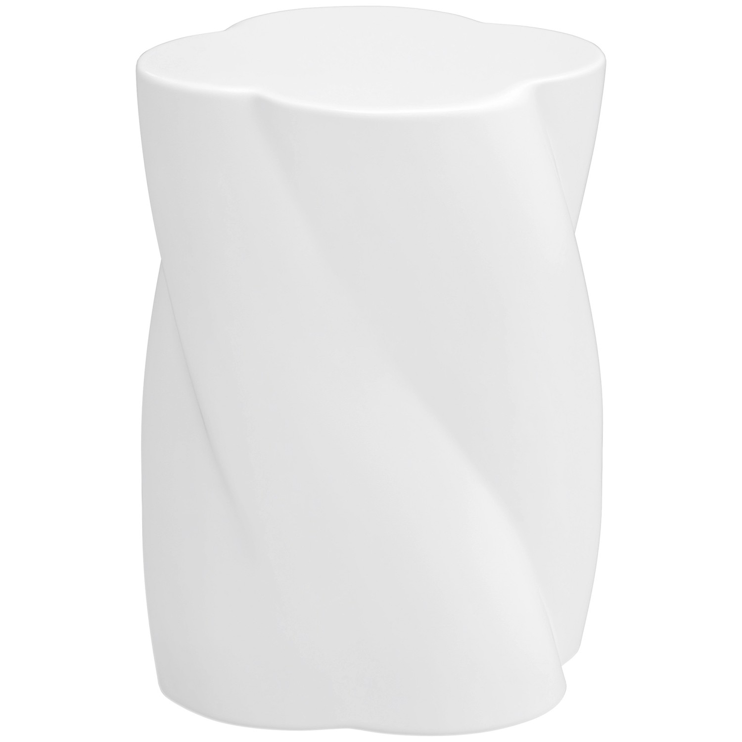 Outsunny Gartenhocker Keramik 120kg Belastbar 33L x 33B x 45H cm Weiß günstig online kaufen