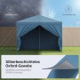 WOLTU Pavillon Pop-Up Wasserdichter Sonnenschutz Pagodenzelt 3x3 m Blau_5