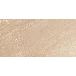 Beige Feinsteinzeug Bodenfliese Olympus, 59,7x29,7 cm, matte Steinoptik für Innen- und Außenbereich.