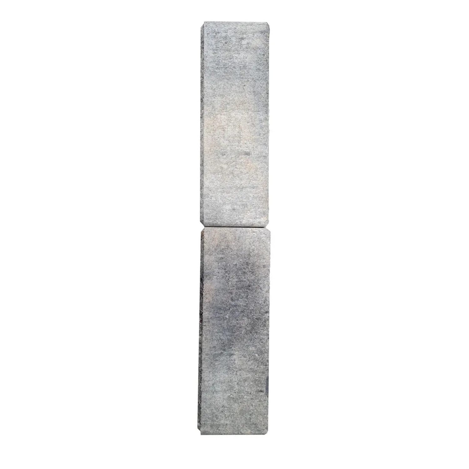 bepco Bordsteinkanten-Rampe-set (2 stuks) LxBxH: 50 x 25 x 4 cm uit rubber ( zwart) Oprijplaat, drempelhelling, met ingelegde sluitringen voor bevestiging