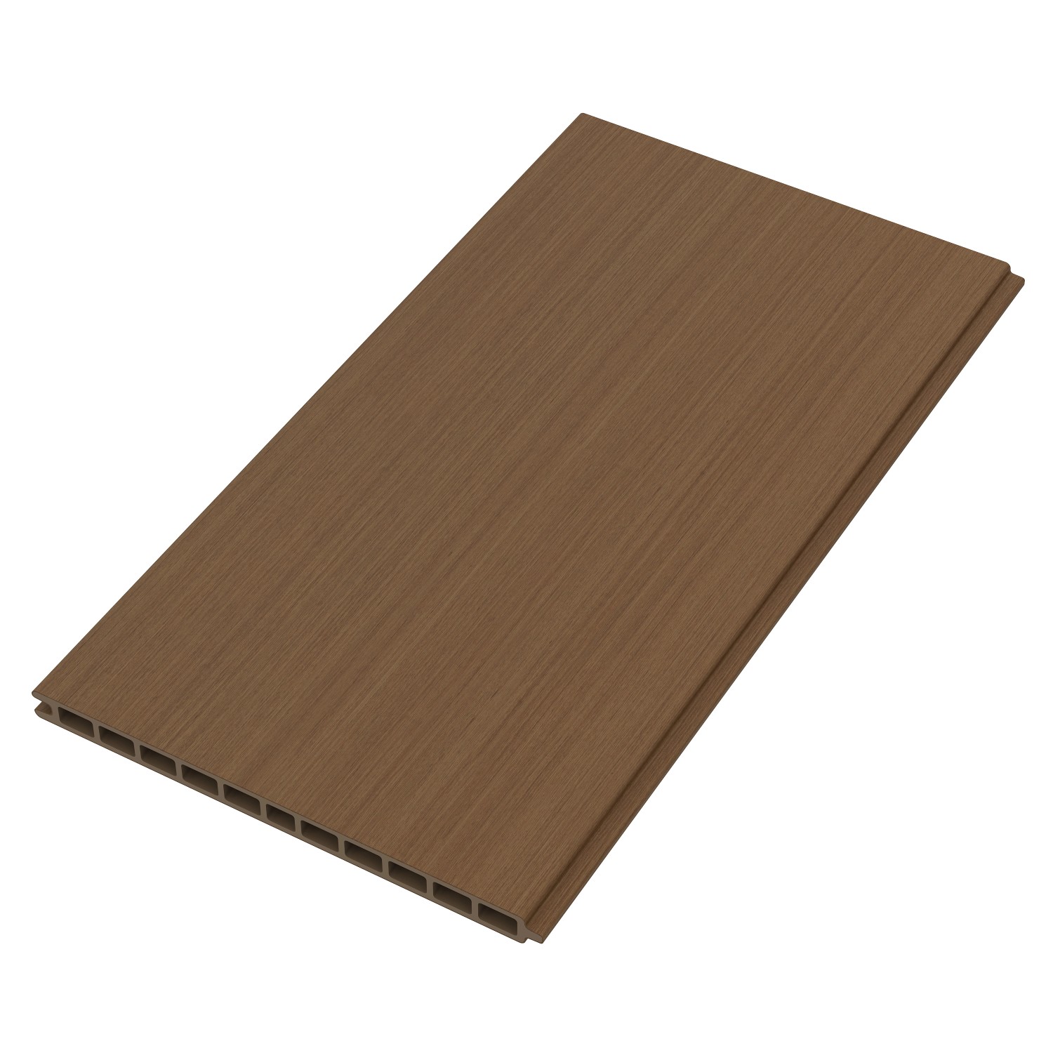 T&J WPC-Steckzaunbrett Max-XL Coextrudiert 28 cm x 2 cm x 179 cm Teak günstig online kaufen