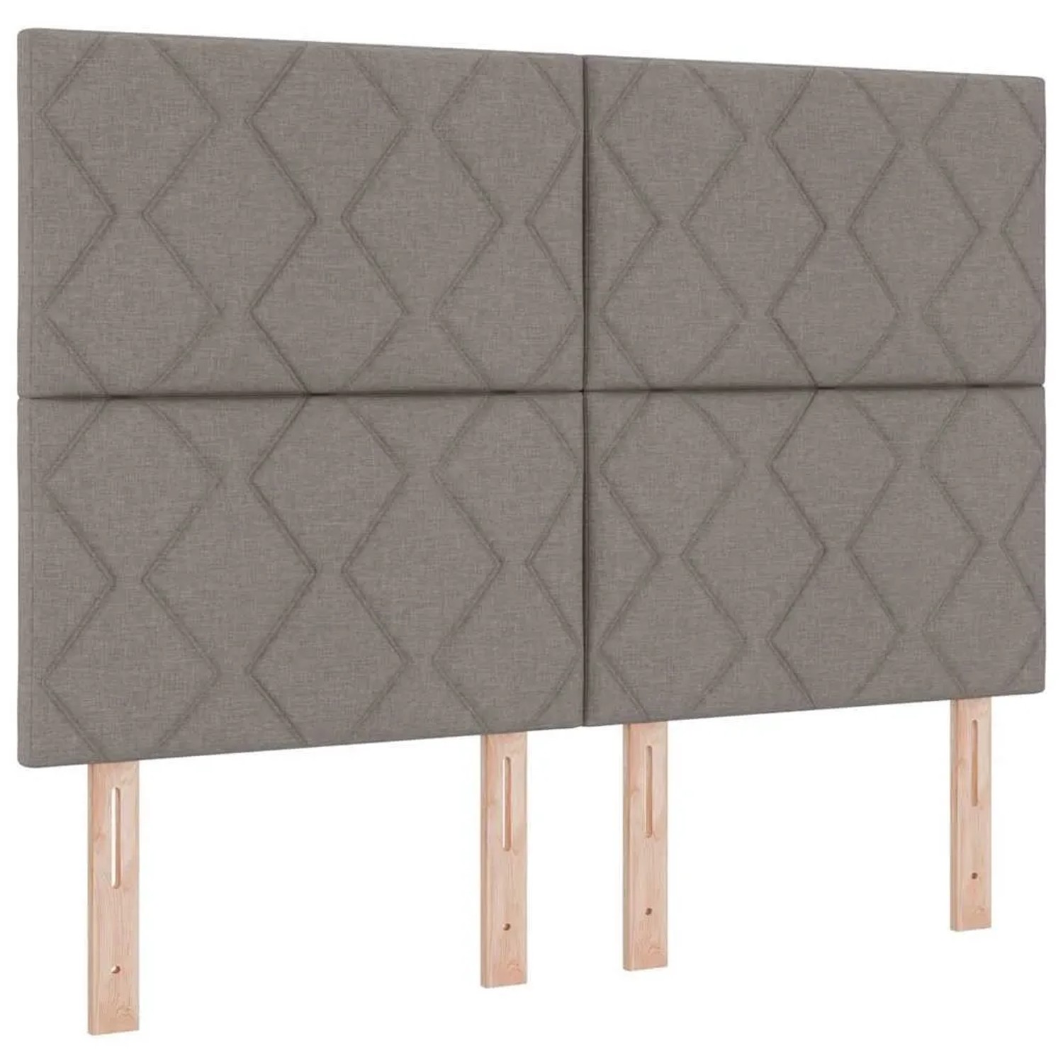 vidaXL Kopfteil mit Kopfteil Taupe 160 cm Kunstleder 3337929