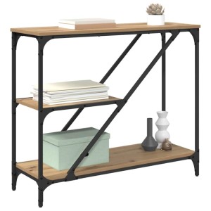 vidaXL Konsolentisch Artisan-Eiche 88,5 x 30 x 75 cm Holzwerkstoff 882800