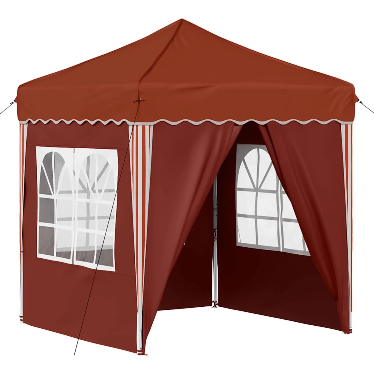 vidaXL Pop-up Partyzelt Terrakotta 195 x 195 x 245 cm Oxford-Stoff 42019743
