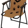 Mojawo Kinder Campingstuhl mit Löwenmotiv, Klappstuhl für Outdoor & Garten.