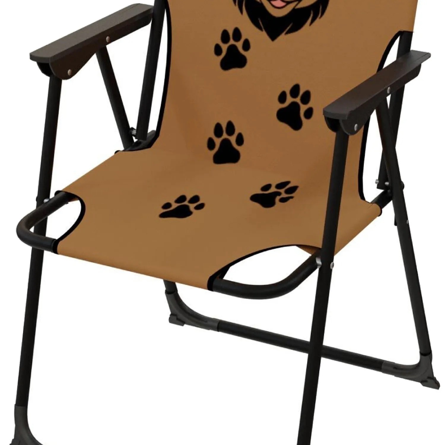 Mojawo Kinder Campingstuhl mit Löwenmotiv, Klappstuhl für Outdoor & Garten.